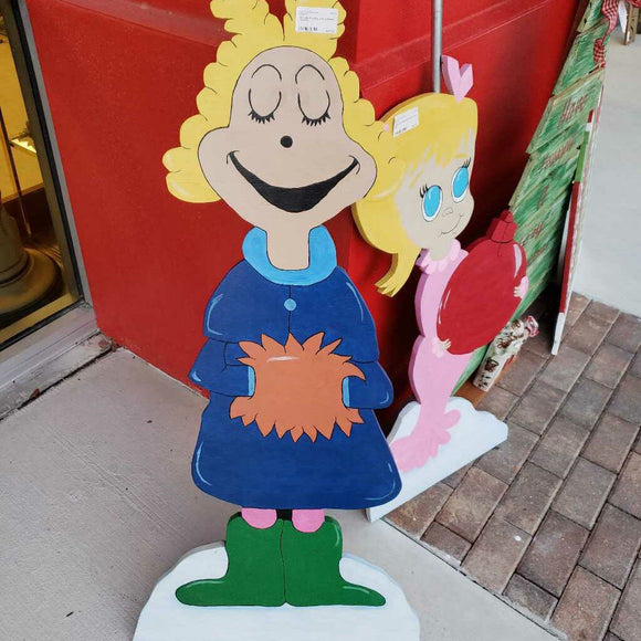 Whoville Standing Lady w/Boots Yard Art