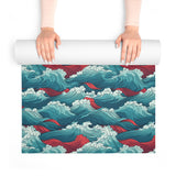 Wave Design Foam Yoga Mat