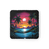 Coastal Sunset Coaster