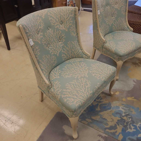 Coral pattern chair
